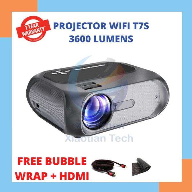 Projector Unic T7S Wifi | Unic T7S 3600 Lumens | Projector Wifi LED Termurah