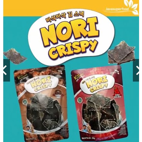 

Java SuperFood Nori Crispy Rasa Balado / BBQ 30Gr