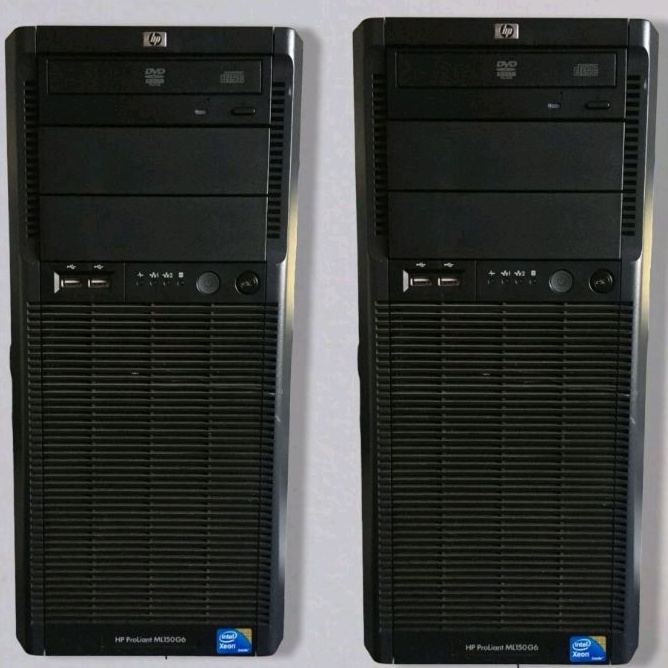 HP PROLIANT ML150 G6 SERVER XEON E5 540 RAM 8GB SAS 600 GB 4 LAN PORT