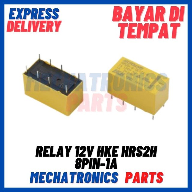 [REL-9015] RELAY 12V HKE HRS2H 8PIN-1A