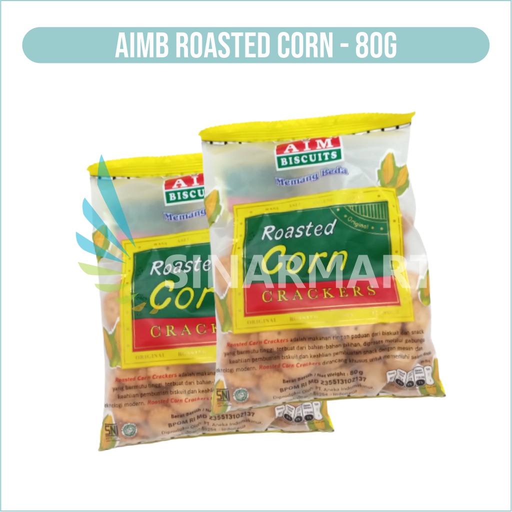 

AIM BISKUITS ROASTED CORN 80 GRAM