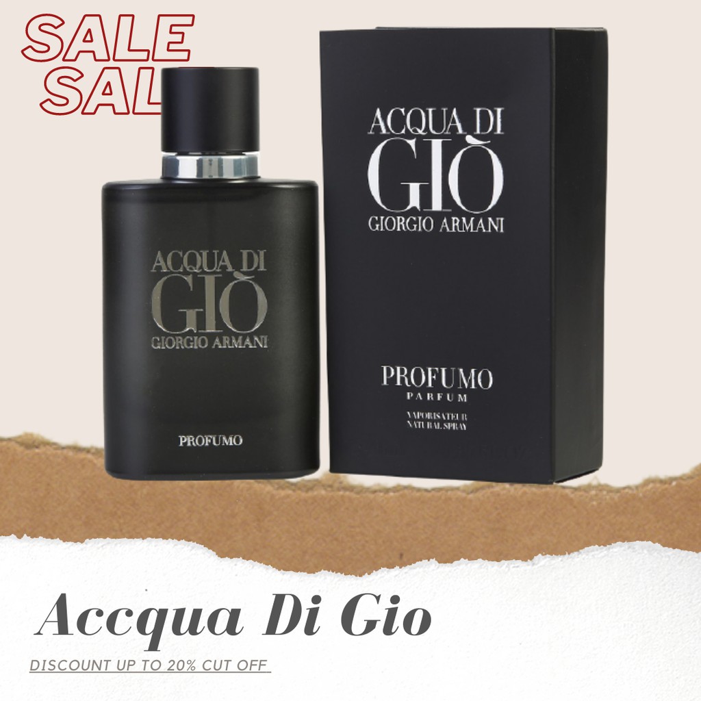 PARFUME GIORGIO ARMANI ACQUA DI GIO PROFUMO 100ML (ORIGINAL IMPORT SINGAPORE) BEST SELLER