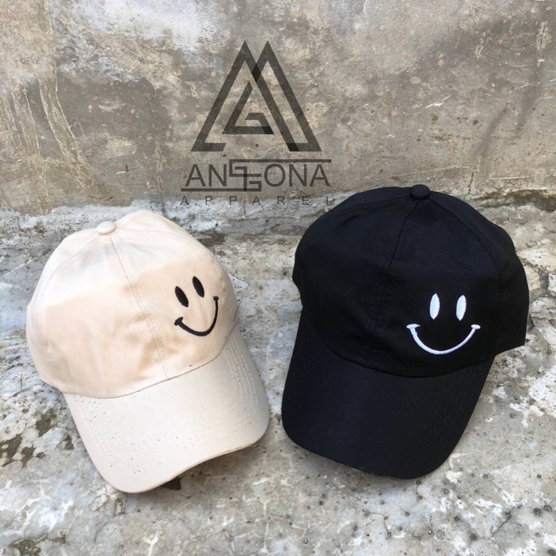 Topi Bisbol Smile Unisex Streetwear