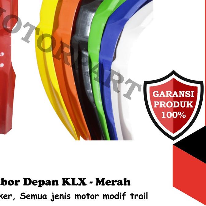 ➱ Spakbor Depan KLX 150 BF Dtracker D Tracker Variasi Modif Hitam Putih Kuning Hijau Merah Orange Bi