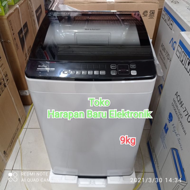 Mesin Cuci 1 Tabung SHARP ES-M9000T-GG 9kg