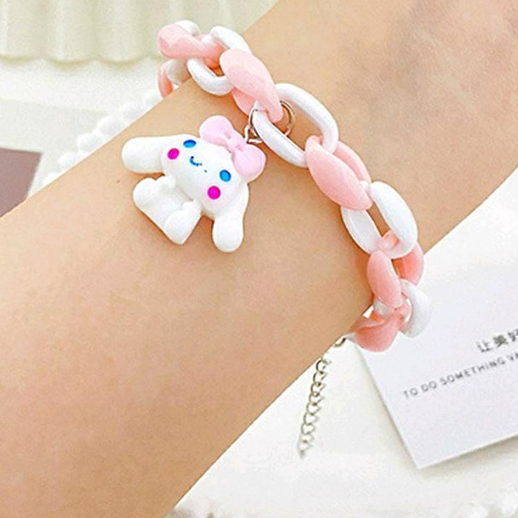 Gelang  My Melody Strap Anak Premium Korea Pink Kado Cewek Peremuan