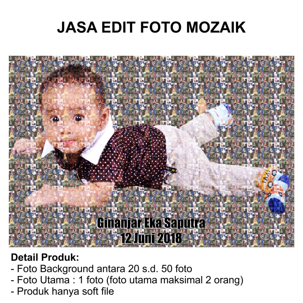 JASA EDIT FOTO MOZAIK (SOFT FILE)