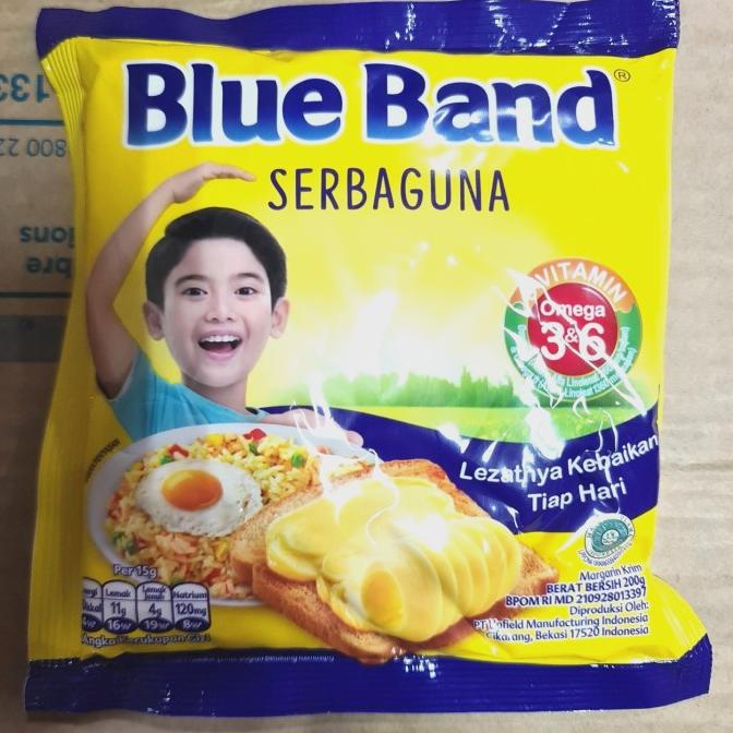 

Mentega Blueband Sachet Serbaguna 200 Gr GROSIR