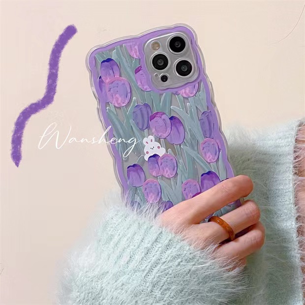 Soft Case Silikon TPU Transparan Motif Kelinci Untuk IPhone 12 13 Se 2020 6 6S 7 8 Plus X XS XR 11 Pro Max