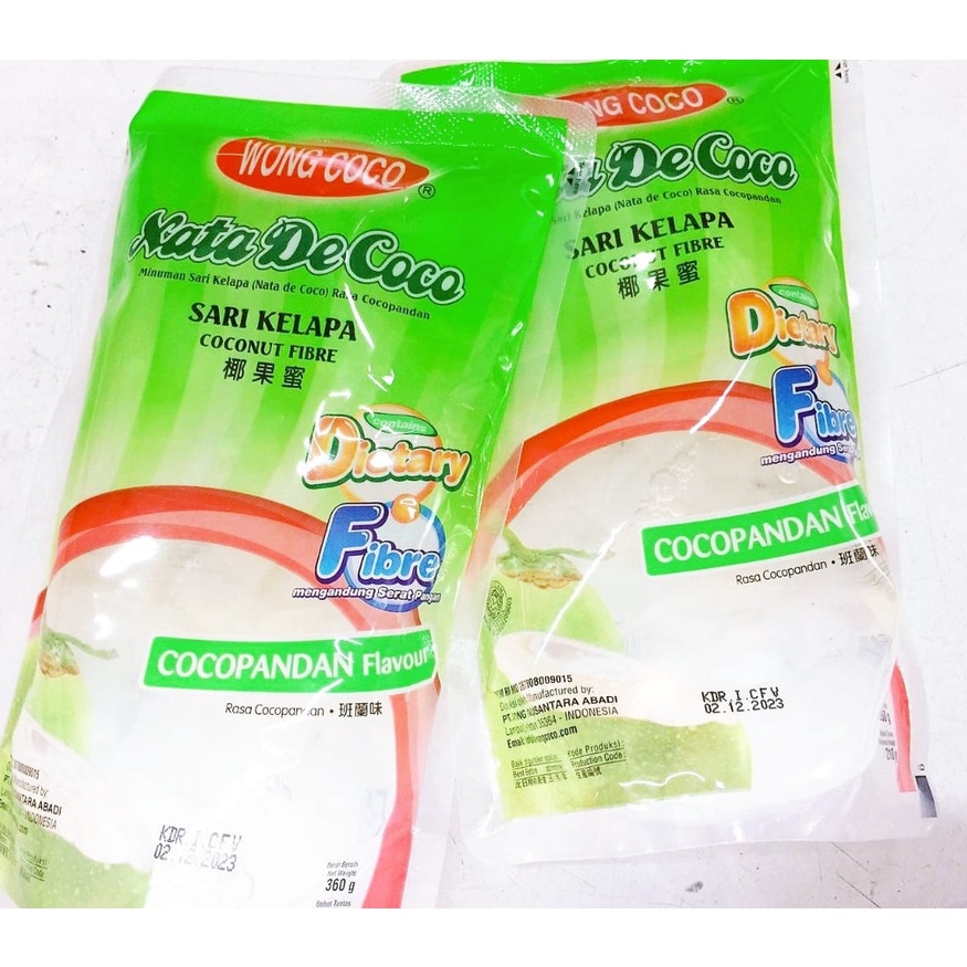 Nata De Coco WONG COCO Rasa CocoPandan