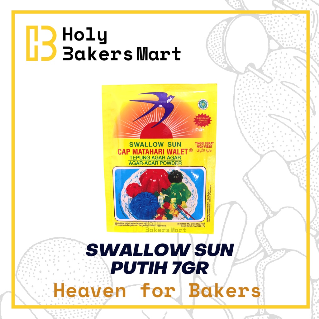 

SWALLOW SUN PUTIH 7GR / AGAR SWALLOW SUN PUTIH 7GR / AGAR SWALLOW PUTIH 7GR