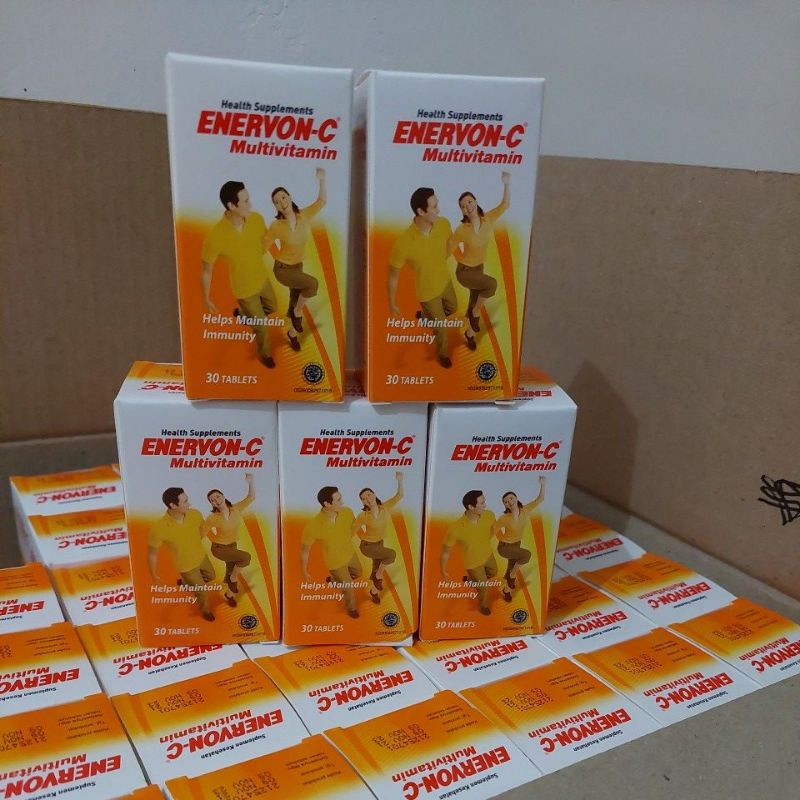 Enervon C 500, 1 Botol isi 30 tablet