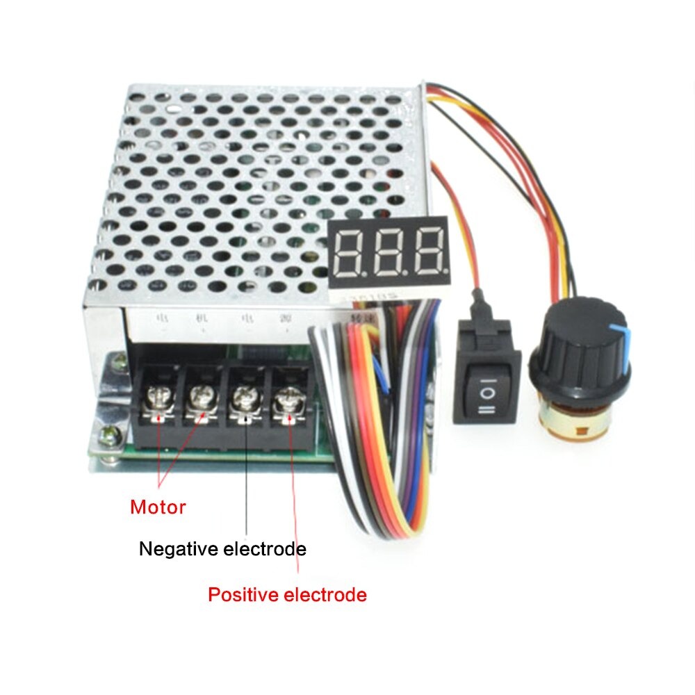 PWM Motor Speed Controller DC With Display Max 60A 12V 24V