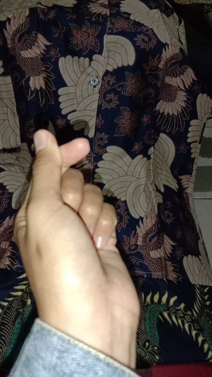 Atasan Batik Wanita Lengan Panjang Blouse Kancing Depan., Motif Batik