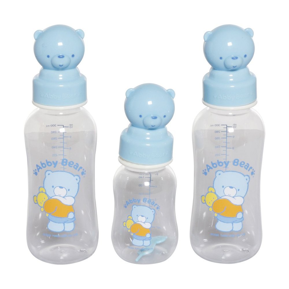 abby bear courd feeding bottle set isi 3 13126/botol susu