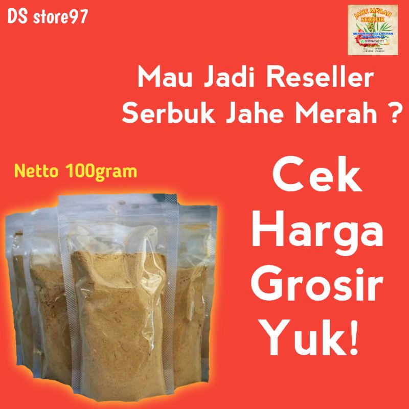 

JAHE MERAH SERBUK 100GRAM KUALITAS PREMIUM