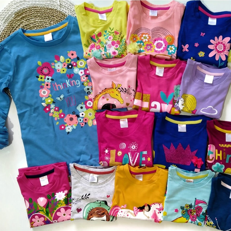 1 10th Ori Gymboree kaos  Baju  anak bayi  cewek murah distro 