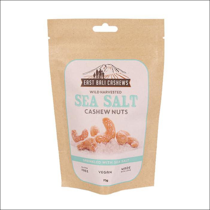 

EAST BALI CASHEW SEA SALT CASHEW NUTS - KACANG SEHAT75GR