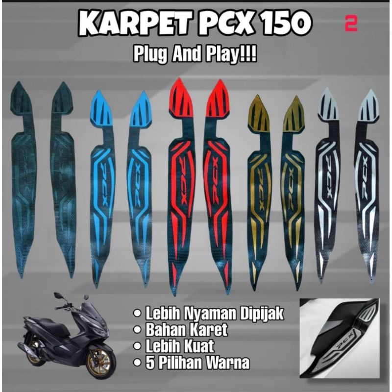 Karpet motor Honda PCX 150 / PCX 160 / bordes PCX 150 / karpet PCX 150 / PCX 150 / karpet alas motor
