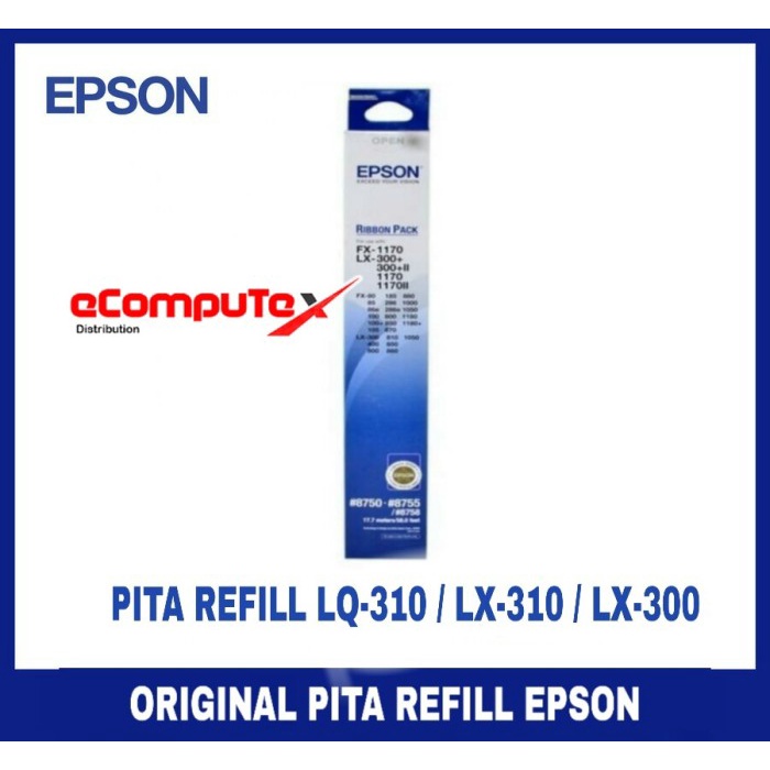 PITA REFILL PRINTER EPSON RIBBON LQ310 LX310 LX300 ORIGINAL