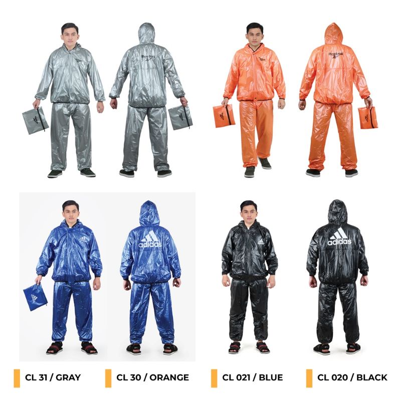AUTHENTIC Jas Mantel Hujan Motor Setelan Jaket Celana Jaz Ujan Pria Wanita Cowok Dewasa Anti Rembes Tebal Anti Jebol Kuat Keren Rain Coat Berkualitas
