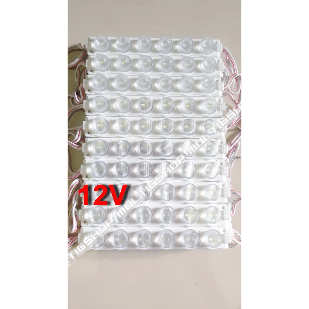 100Pcs Modul 3030 6 LED Tipe 13620 12v - Putih