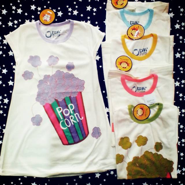 Leeva daster lengan pendek anak