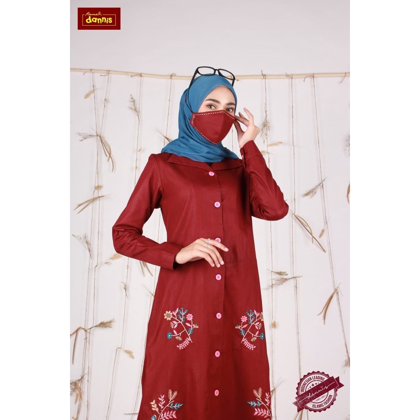 A220314 2 Abaya Dewasa rumah dannis Size XS - XXL