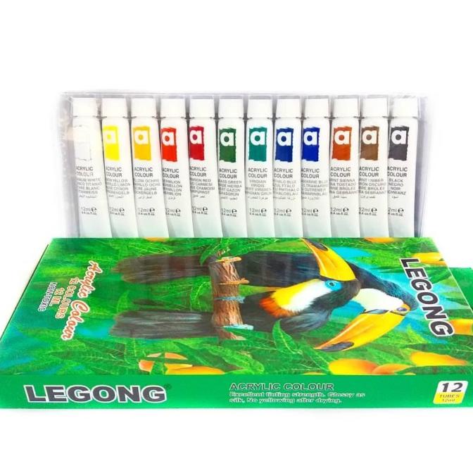 

#@#@#@#@] CAT ACRYLIC LEGONG 12 / CAT AKRILIK LEGONG 12 WARNA