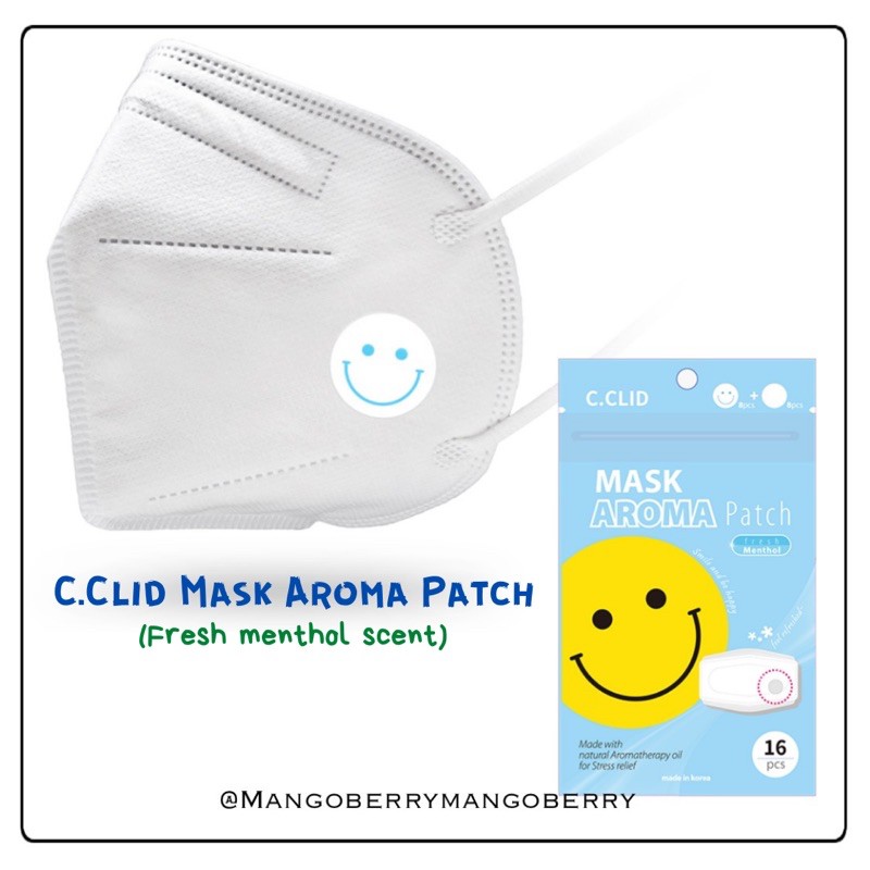 C.CLID MASK AROMA PATCH 16 pcs (Korea mask deodorizer)