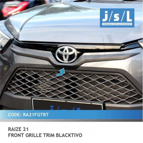 Toyota Raize Aksesoris List Cover Grill Depan Hitam JSL