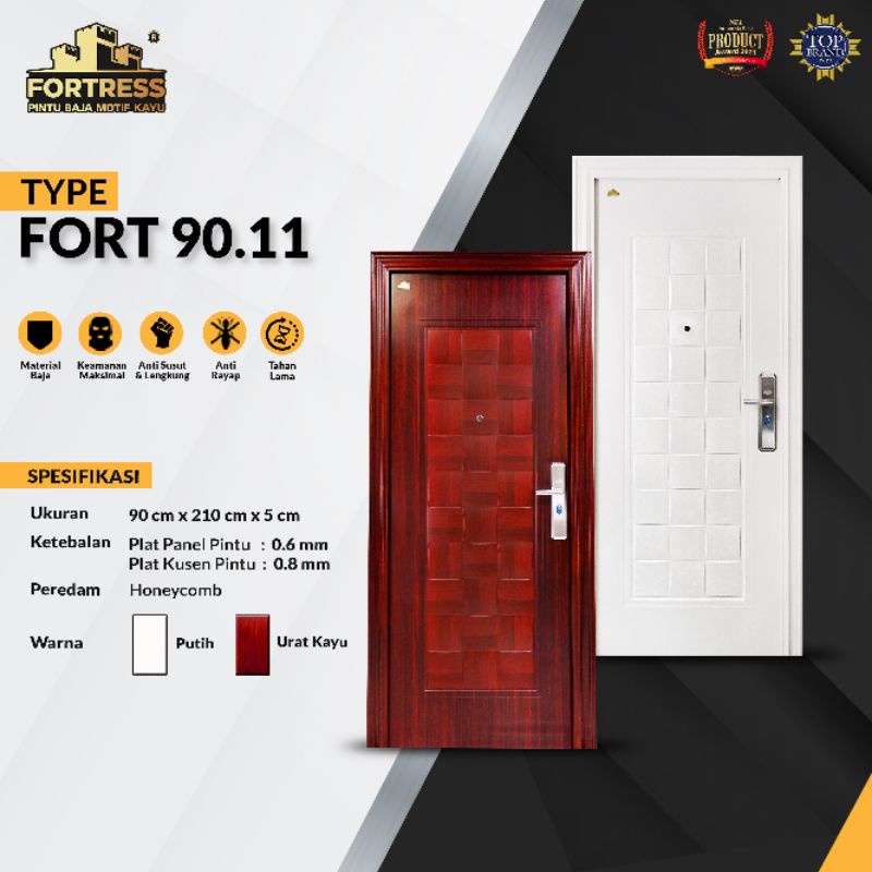 pintu baja FORTRESS® 90 x 210