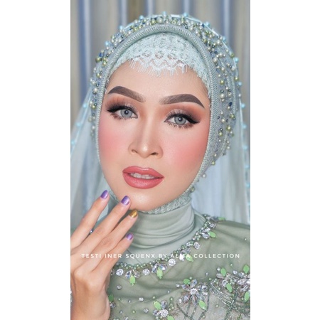 (COD) Iner squenX by alma collection/hiasan pengantin/ aksesoris hijab pengantin