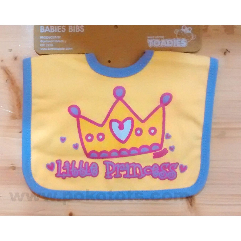 Slaber Toadies Babies Bibs Kotak Slabber Anak