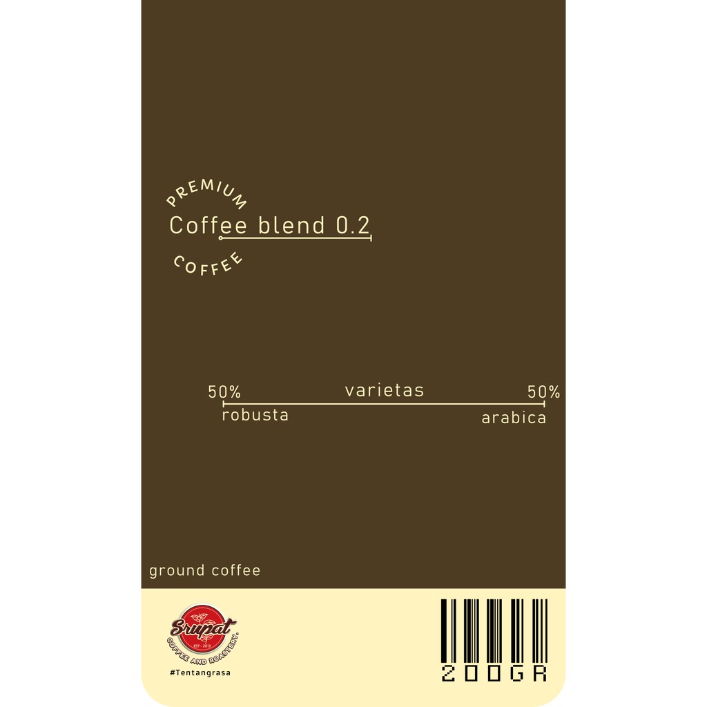 

KOPI HOUSE BLEND / COFFEE BLEND 0.2 tersedia kemasan 200gr hingga 1000gr