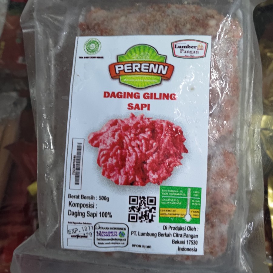 

Perenn minced beef daging giling 500 gr