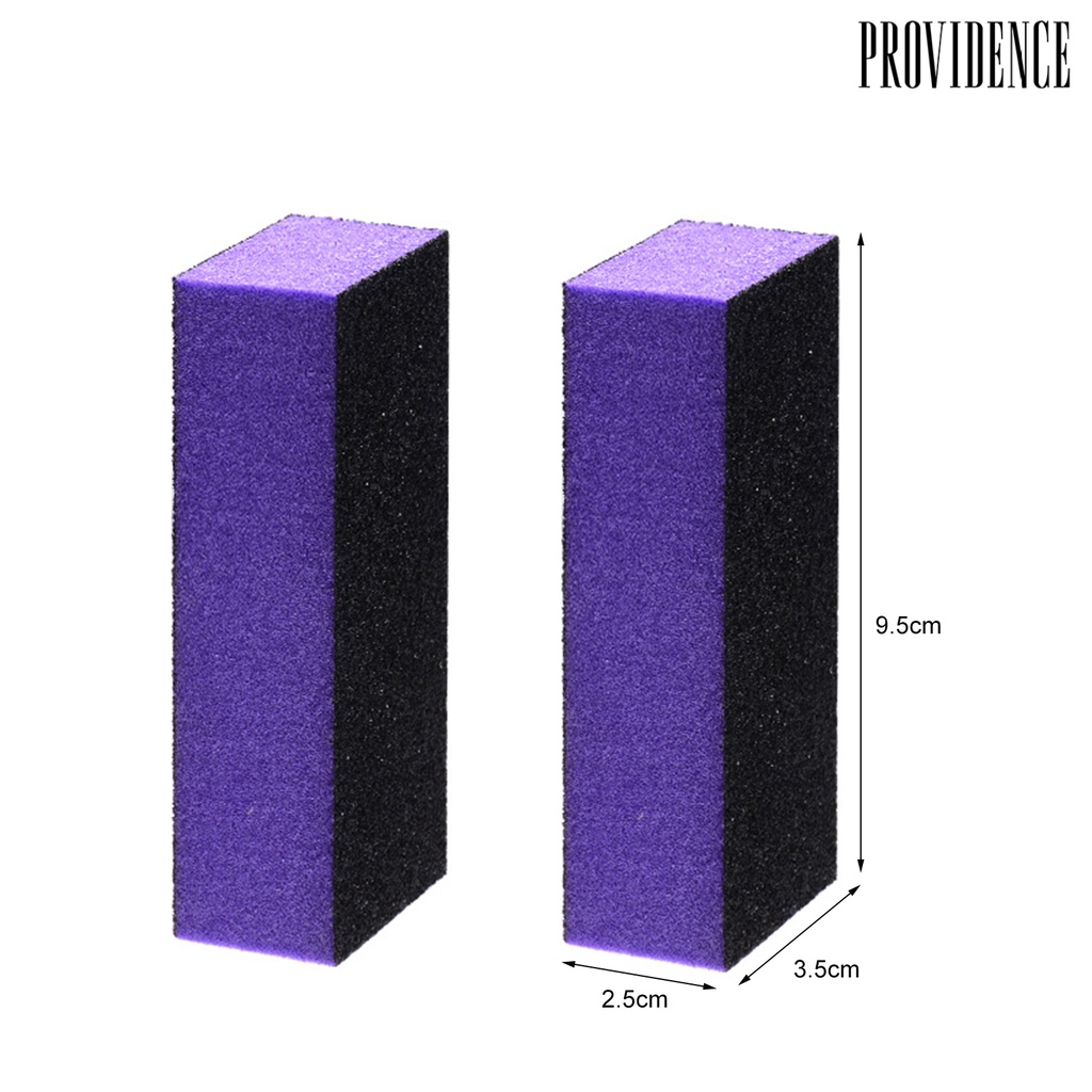 2 / 10 / 12 Pcs Alat Pengamplasan Blok Poles Kuku Multi Sisi Anti Abrasi Untuk Manicure Wanita