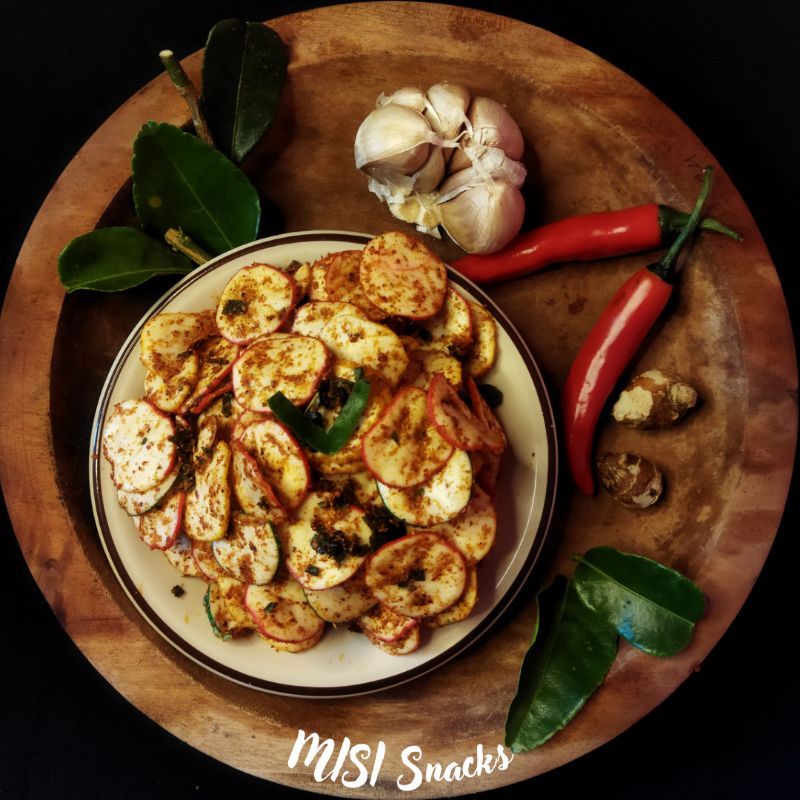 

Seblak Kering/Kerupuk Seblak Bantat Cemilan Pedas Daun Jeruk