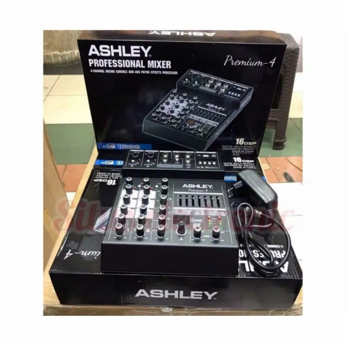 PROMO MIXER ASHLEY PREMIUM4 ORINGINAL MIXER ASHLEY EFFECT REVERB 16DSP