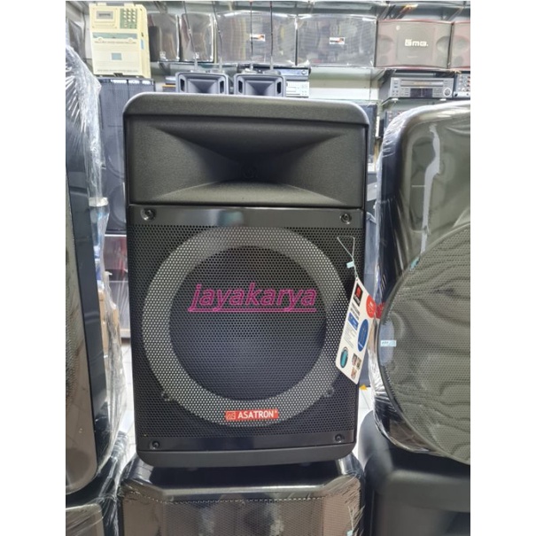 speaker asatron holywod  15inc meting portable bloutut