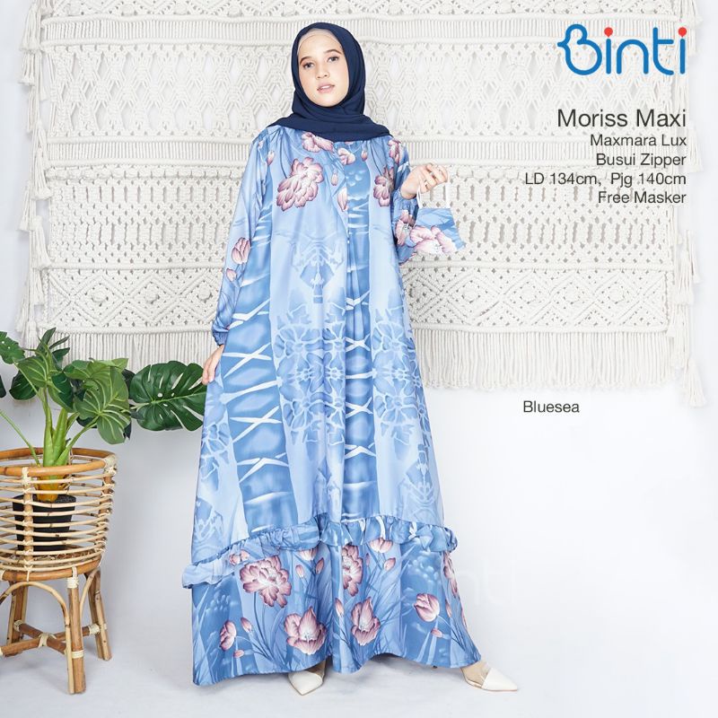 moriss gamis maxmara super jumbo ld 134 ori binti (UPDATE STOK)