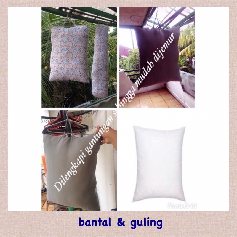 Bantal Guling Tidur Anti Kotor Standar Hotel Polyester Lembut Polos Colorful Warna Unik