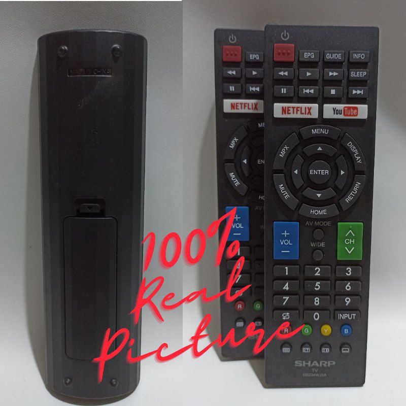 Remot Remote TV LED LCD Sharp Aquos Smart TV GB275WJSA ORIGINAL