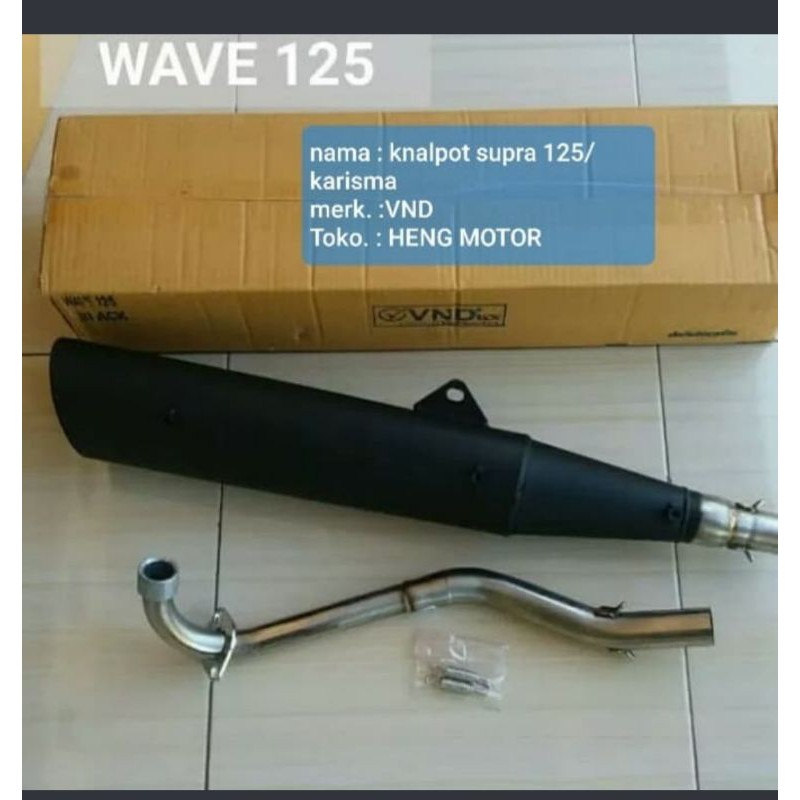 Knalpot VND supra 125 - karisma Original