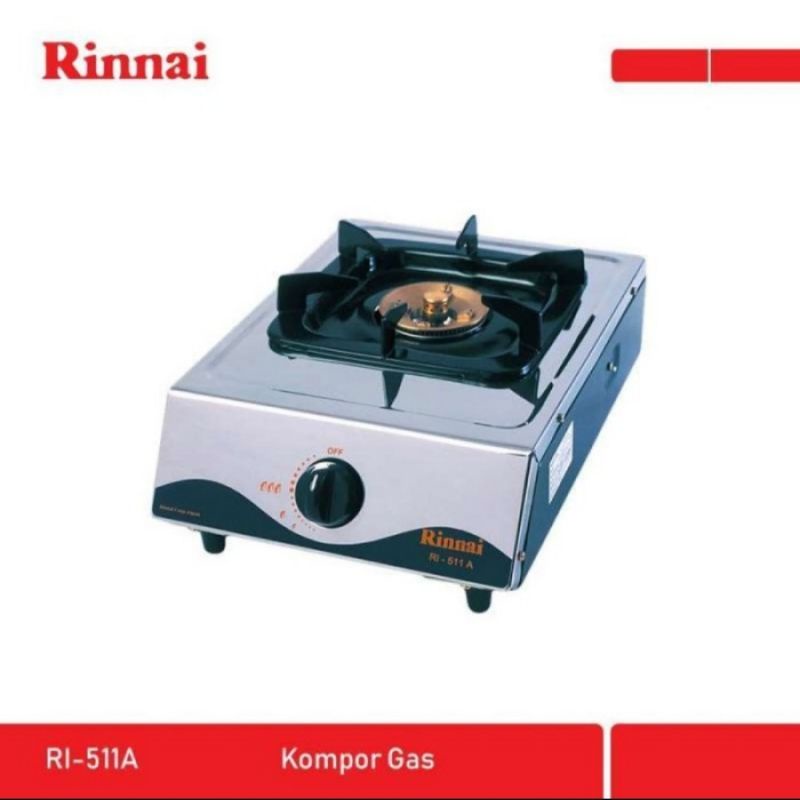 Kompor gas rinnai api lilin 511A - kompor gas satu tungku api tengah