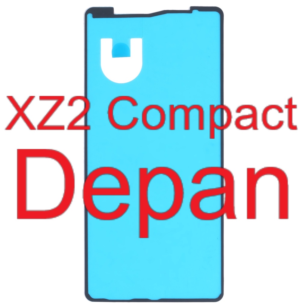 original adhesive depan   adhesive lcd   lem perekat   sony xperia xz2 compact   xz2 mini   h8314   