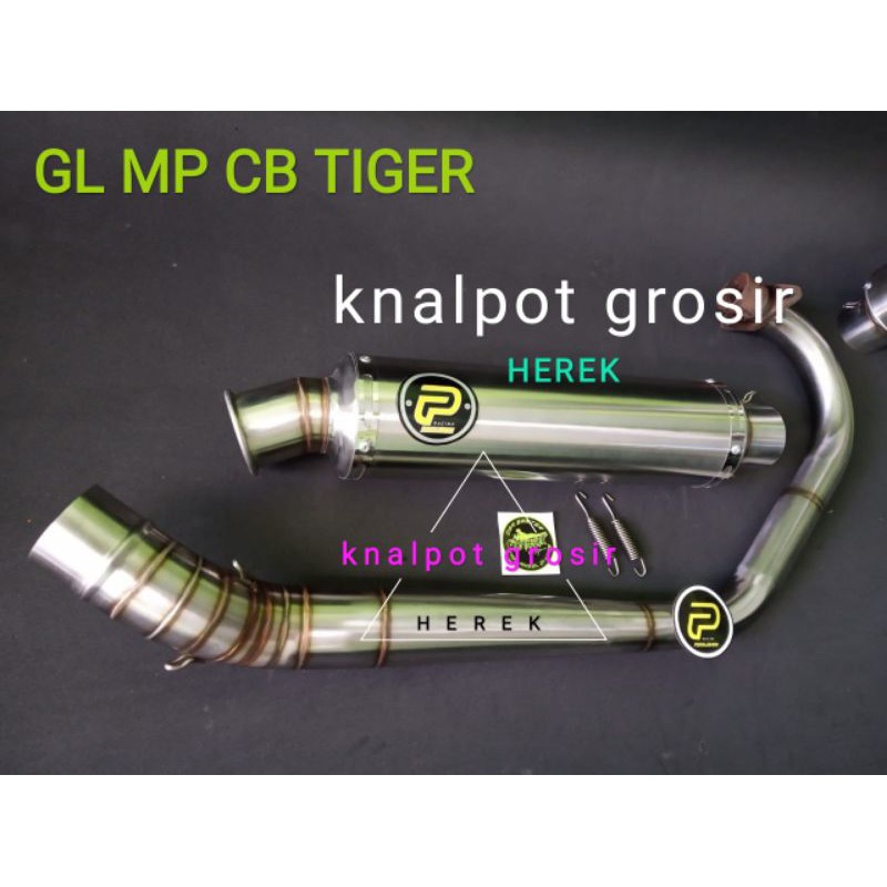 knalpot pekajaman bulat cincin PNP GL MP CB TIGER