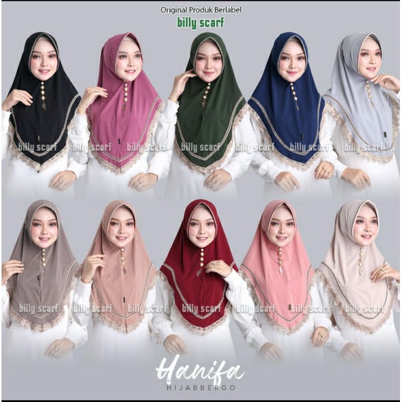 Hijab instan New Hanifa BY Billy