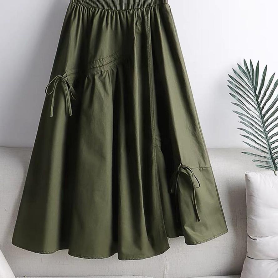 ♝ DANIELA SKIRT - rok linen / linen skirt / rok wanita / rok casual ➲