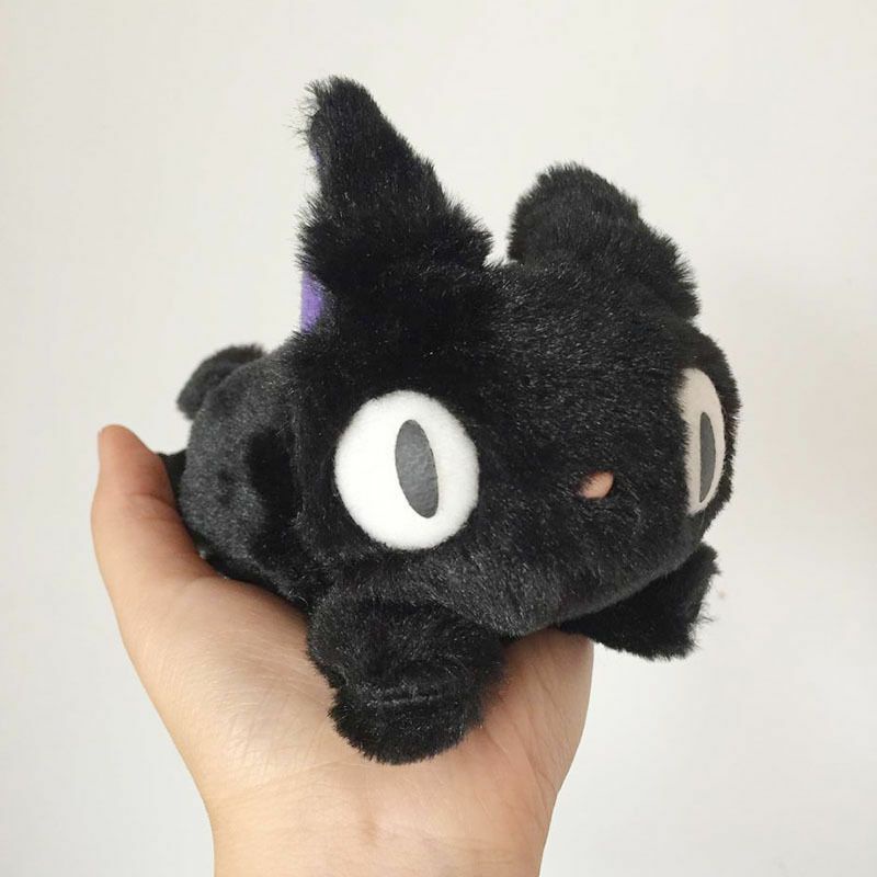 Japanese Anime Kiki Delivery Service Jiji Black Cat Plush Stuffed Doll Toy Cute